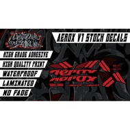 Yamaha Aerox V1 Stock Decals Set