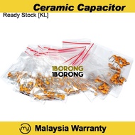10pc Monolithic Ceramic Capacitor 20pf to 1uf