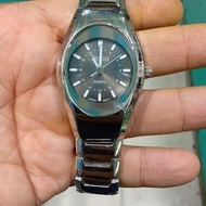 jam tangan seiko quartz stainles steel vintage klasik water resist