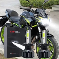2PCS LED H7 Halogen Headlight Retrofit Bulbs For KAWASAKI Kawasaki Z750 Z800 Z900 2011 2012-2015 CG