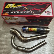 READY STOCK 🔥 GL exhaust open kantot carbon for lc/y15