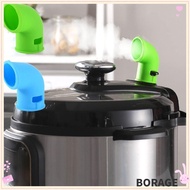 BORAG Pressure Cooker Steam Diverter, Diverter Steam Release Instant Pot Exhaust Hole, Valve Accessories 360 Rotating Exhaust Pipe Silicone Instant Pot Release Pipe