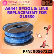 BLACK + DECKER A6441 Grass Trimmer Spool & Line For GL5530 B&D (90567223)