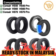 Replacement Ear Pads Cushion Foam Earpad for CORSAIR HS35 HS40 HS50 HS60 HS70 PRO Headset