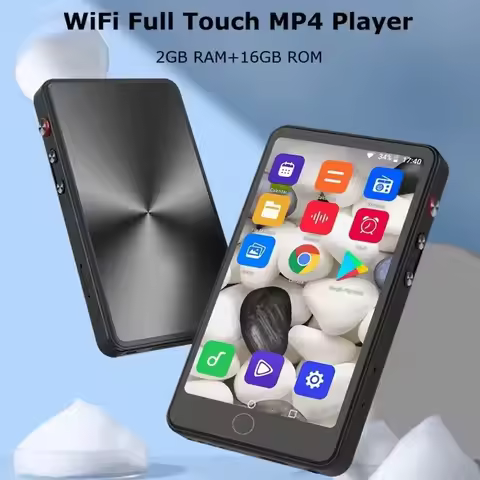 4 Inch Android WiFi MP4 Player Full Touch Screen 16GB Bluetooth MP3 Music Play Supports Hebrew,Video