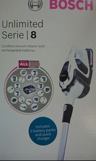 徵收 Bosch Unlimited Serie 8 壞吸塵機, 不要電池及零件, 只要主機頭, 環保價徵求