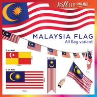 MERDEKA Malaysia Flag, Bendera Malaysia 2x4 3x6 8x2 - Hand Flag, Table flag, Spring flag, Motor flag