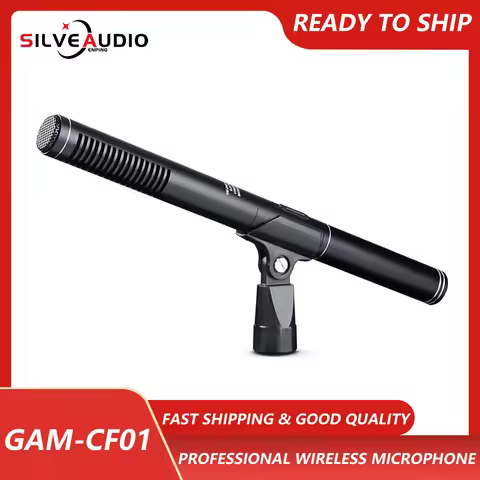 GAM-CF01 Best selling Unidirectional System handheld Interview shotgun Microphone with Sponge Cover