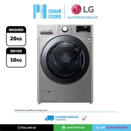 LG F2720RVTV 20/10KG INVERTER FRONT LOAD WASHER DRYER WITH STEAM™ | COMBO 2 IN 1 WASHER DRYER