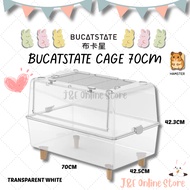 Bucatstate 70cm Hamster Transparent Cage (Hamster Cage, Hamster Transparent Cage, Syrian Hamster Cag
