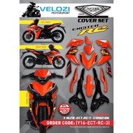 Y16 COVERSET Y16ZR EXCITER RC VOM ORANGE Y16-ECT-RC-3 ORIGINAL VELOZI YAMAHA SIAP TANAM READY STOK
