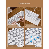 keyboard wireless wireless keyboard Glare E104 Punk Retro Green Axis Mechanical Keyboard