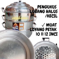 Lubang kukus halus/kecil🔥PENGUKUS MUAT LOYANG PETAK 10 11 12 INCI - periuk kukus - 3 tier steamer - 