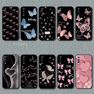 For Vivo V2052 V2033 V2026 V2042 V2029 Phone case pink butterfly TPU back cover
