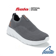 Bata บาจา Power รองเท้าผ้าใบสลิปออน ออกกำลังกายแบบสวม สำหรับผู้ชาย รุ่น BONDI สีเทา 8282849 สีดำ 828