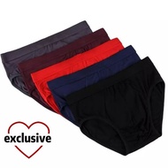 6pcs Cotton Plain brief high quality Brief Men Underwear Cotton