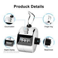Clicker Counter, Metal Hand Tally Counter Clicker, 4 Digit Mechanical Palm Click Counter for Countin