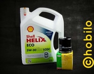 Paket Oli Shell Helix Eco 5W-30 3.5L Filter Oli mobil LCGC Agya Ayla