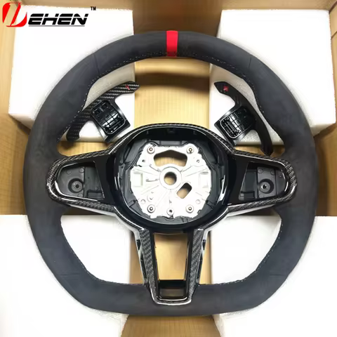 Carbon Fiber Steering Wheel For BMW 1 2 3 4 5 6 7 8 Series i3 i4 X3 X4 X5 X6 X7 XM M2 M3 M4 M5 M8 M2