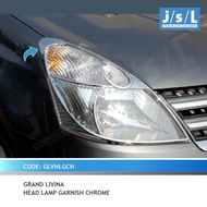Nissan Grand Livina Accessories Headlamp Cover Chrome JSL Headlamp Garnish