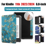 For Kindle 11th 2024 6.0'' eReader RS23CV Premium TPU Flip Cover Kindle 2022 C2V2L3 Magnetic Drop Re