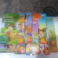 Integrated Thematic Textbook for Grade 3 Yudhistira Publisher (One Package) 3A, 3B, 3C, 3D, 3E, 3F, 