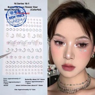 3d Butterfly Love Flower Aurora Butterfly Children's Makeup Face Face Stickers Star Stickers R8o0