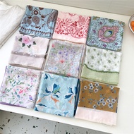 New Fashion Scarves Square Cotton Scarf Floral Head Scarf Hairband 68x68cm