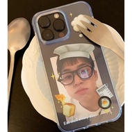 Egg Toast Photo Frame Suitable for Apple 16/15 Phone Case 14/13/12 Shock-resistant XR/X Soft 7plus T