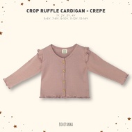 BOHOPANNA - CROP RUFFLE CARDIGAN - OUTER ANAK PEREMPUAN