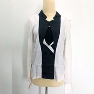 PRELOVED - GAUDI BW BLOUSE