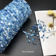 28 Colors Benang Kait Benang Crochet Yarn Glitter Yarn Crochet Knitting Yarn Ribbon Yarn Handicraft 