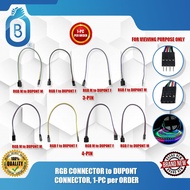 RGB CONNECTOR to DUPONT CONNECTOR, 1-PC per ORDER