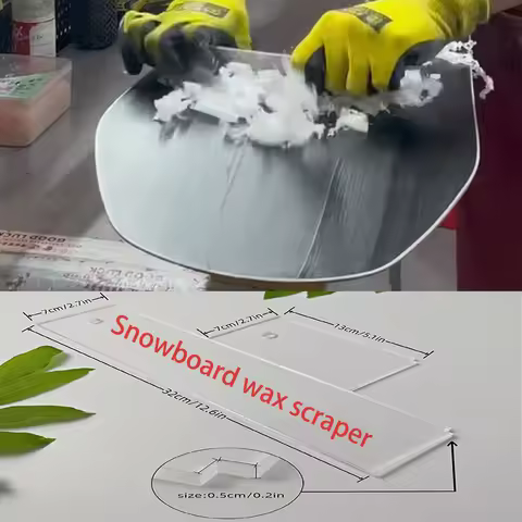 Snowboard Maintenance Wiper Snowboard wax scraper Double Board Waxing Removal Tools Wax Scraper Snow