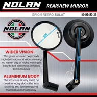 Spion bulat clasic full cnc - spion jokowi universal japstyle Xsr Tiger Megapro ADV Nmax PCX Dill Un