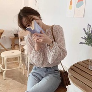 Hayoon Floral Blouse/Korean Blouse/Korean Floral Blouse