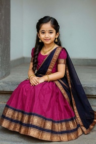 South Indian Kids Lehenga or Choli