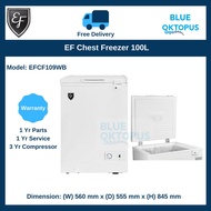 EF Chest Freezer (100L), EFCF109WB - Free Delivery