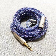 FENGRU Ripple 8 Strand 240 Cores Silver plating single crystal copper Wire MMCX 2Pin 0.78mm QDC A2DC