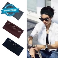 Rivet Knitted Headband Women Men Yoga Fitness Yoga Headband Women Accessories Headband Hair R9i5