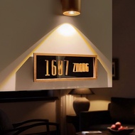 Mordern Acrylic House Number Plate Rumah Aryclic 门牌号码牌 定制 高级感 E4