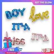 Party Kiss It's Boy Foil Balloon, 9 inch Size