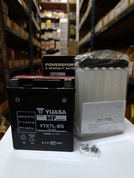 แบตเตอรี่ Yuasa(ยัวร์ซ่า) แท้ YTX7L-BS 12V6Ah รับประกันคุณภาพ!!