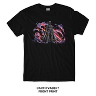 Darth Vader 1 | Star Wars T-Shirt Series (Singapore 3-5 Days Delivery) Empire White & Black Front Pr