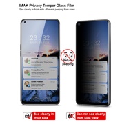 [SG] Oppo Reno 5 / 5 Z- Imak Privacy Tempered Glass Screen Protector Adhesive Anti Peeping Full Coverage Face Anti