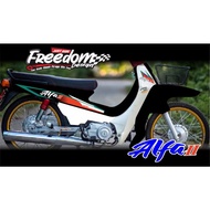 STRIPING YAMAHA ALFA TWO SPORT TWO YAMAHA SPORT