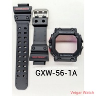 silicone strap Aksesori ☇✶❄CASIO G-SHOCK BAND AND BEZEL GX56 GXW56 100% ORIGINAL