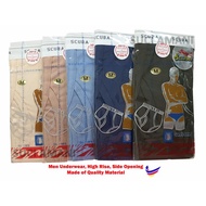 Seluar Dalam Lelaki/Spendar Lelaki/Scuba underwear 119/ High Rise Brief/ Brief gentleman