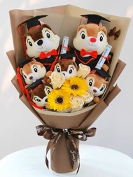 chip and dale Graduation bouquet 䓫䓫與蒂蒂畢業花束
