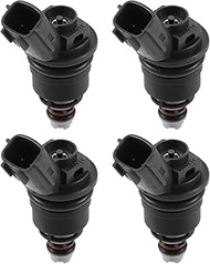 X AUTOHAUX 4 Pcs 16600-67U00 16600-67U10 Fuel Injector for Nissan 240SX Silvia 1991-1998 KA24DE SR20